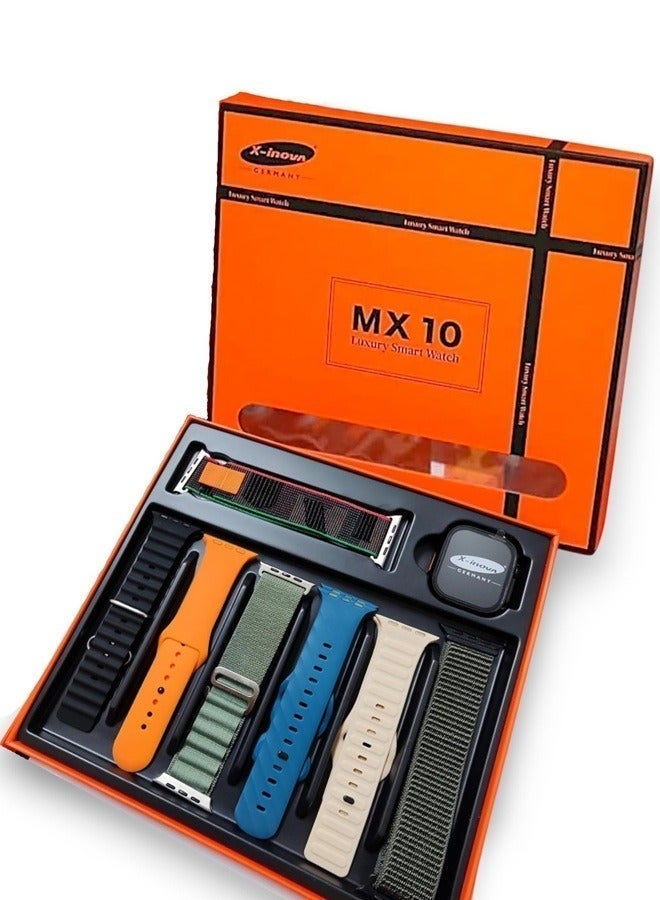 X-Inova MX 10 Smart Watch with 7 fashionable watch straps and Always on Clock - Image 2